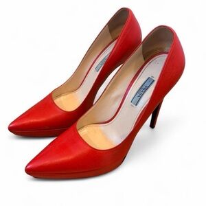 Prada Red Women's Pointed Heels